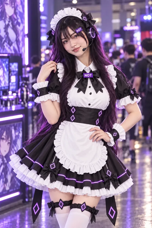 NOT Maid Card 04 · Midnight Gaze
