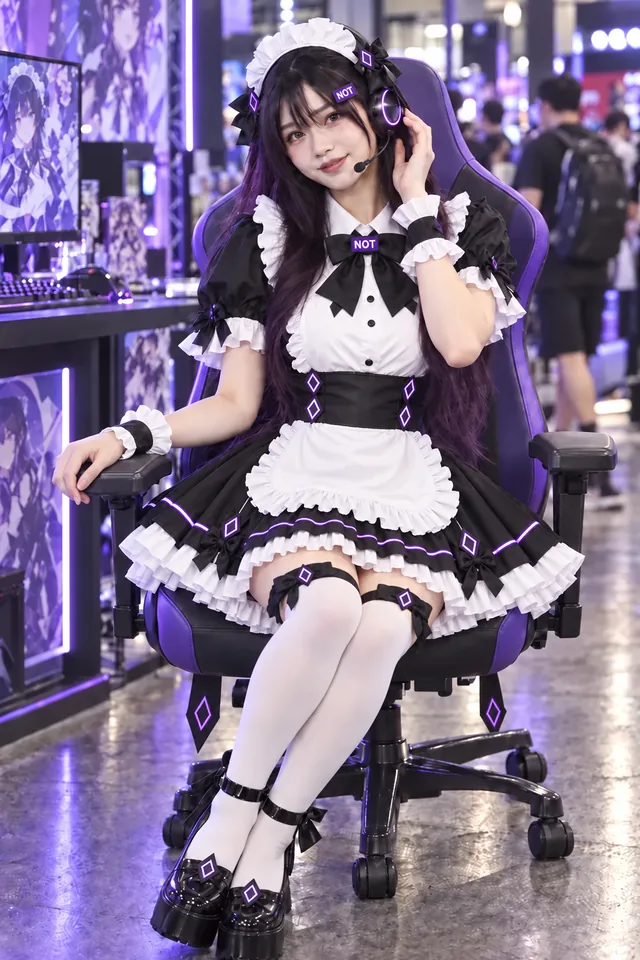 NOT Maid Card 03 · Purple Grace
