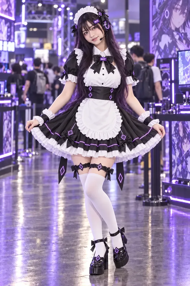 NOT Maid Card 05 · Violet Fan